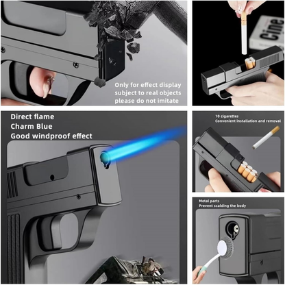 FlameGun®- Mechero gas portacigarrillos
