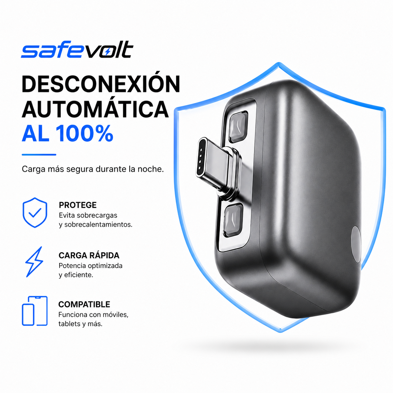 SafeVolt - Smart USB-C Adapter